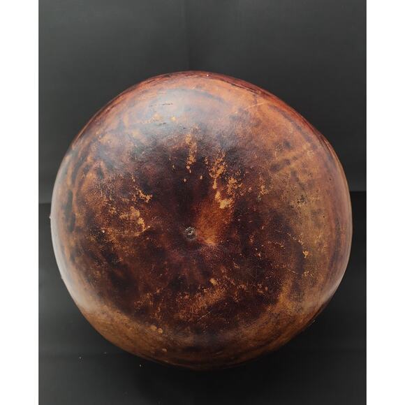 Natural Gourd Basket weaved twigs and hand painted - Picture 9 of 15